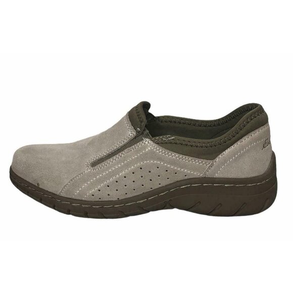 Eddie Bauer Deep Cushioning Birch Bay Beige Suede Leather Loafer Womens 6 M Shoe - Picture 9 of 12